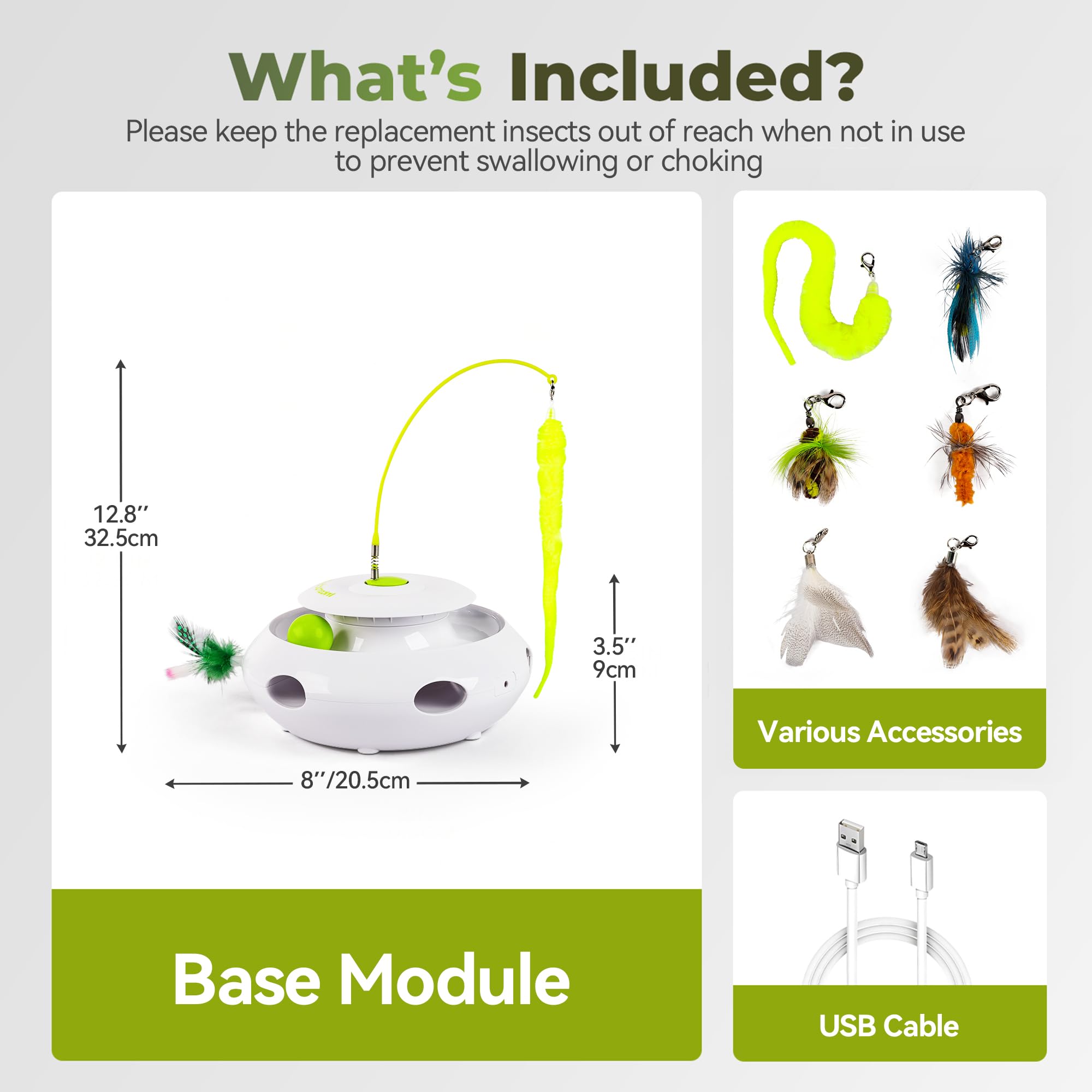 ALL FOR PAWS Multi-cat entertainment setup encourages shared play