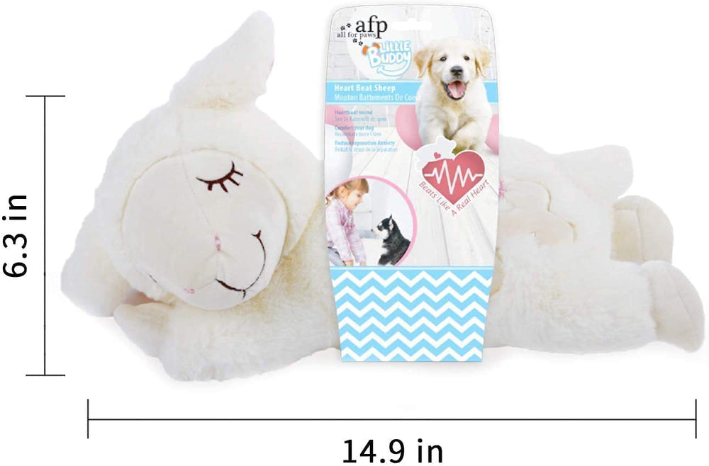 ALL FOR PAWS Snuggle Sheep-warmbag-heat shows warm pack soothing pets after heating