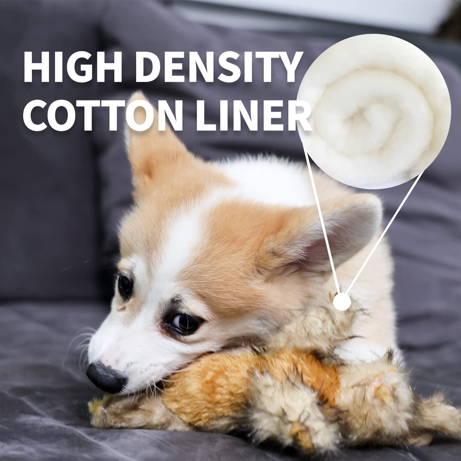 ALL FOR PAWS soft plush dog toy night comfort for puppies and anxious dogs.