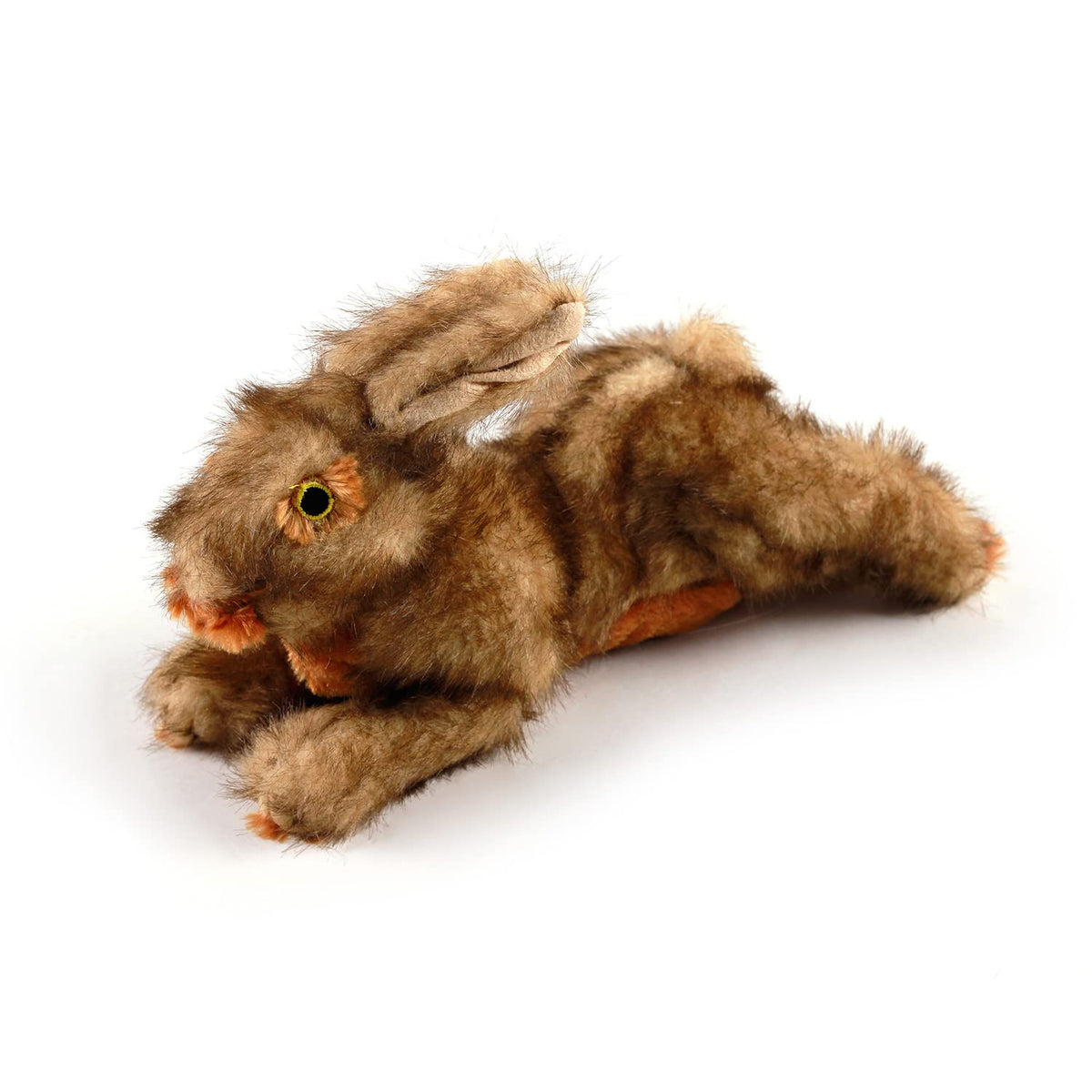 ALL FOR PAWS squeaky dog toy brown rabbit front for engaging fetch and interactive play.