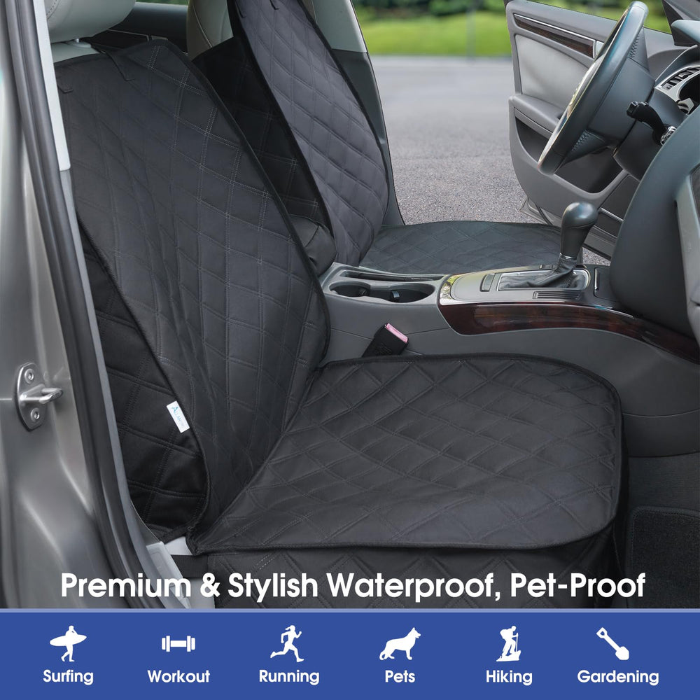ALLANSING front seat cover 900D Oxford durability for long-lasting vehicle protection.