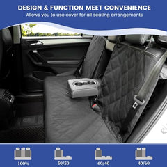 ALLANSING anti-slip base with seat anchors keeps the protector in place.
