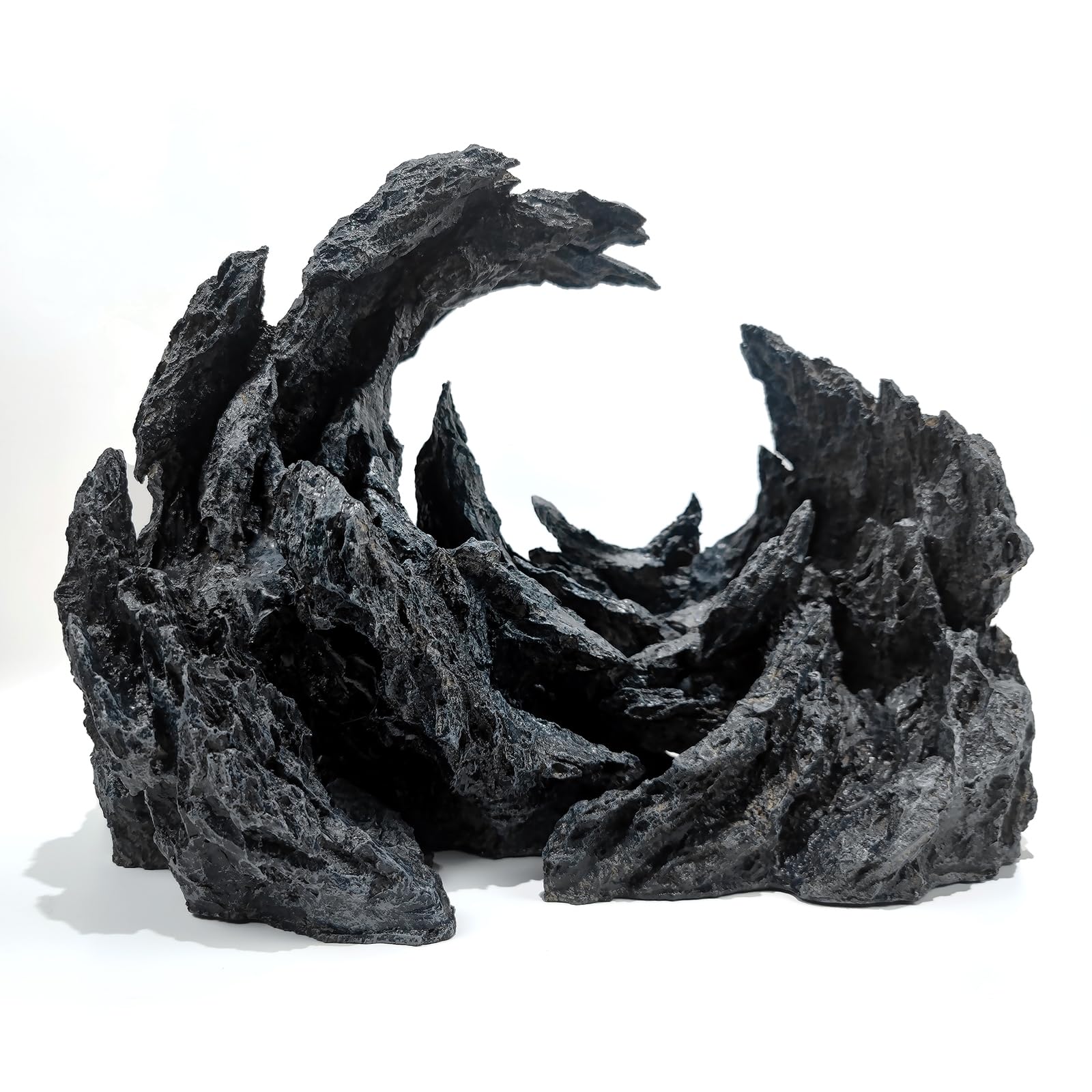 Allcolor perched canyon rocks in tank decoration for dramatic depth and natural feel