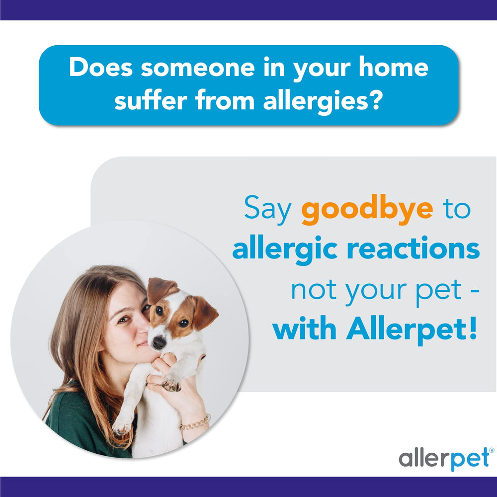 Allerpet no-rinse dander remover works without baths