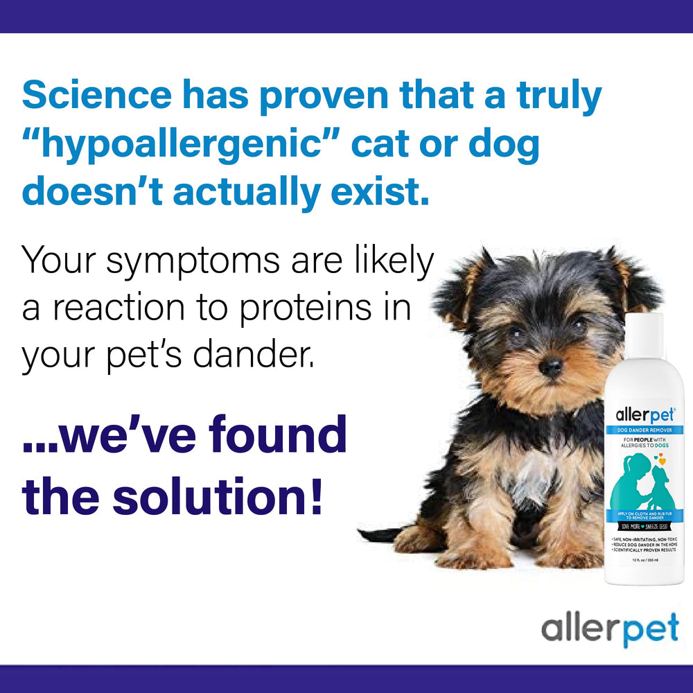 Allerpet dander remover sprayer used for mess-free, precise application