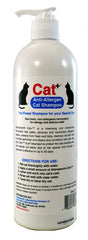 Allersearch Cat+ Anti-Allergen label highlights ingredients for safe allergen and pollen removal