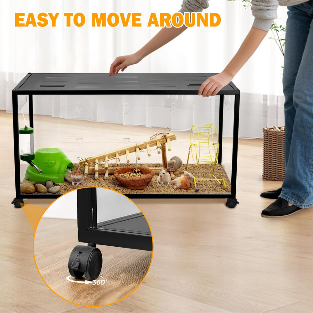 ALLOYNIX secure construction keeps curious pets safe while exploring.