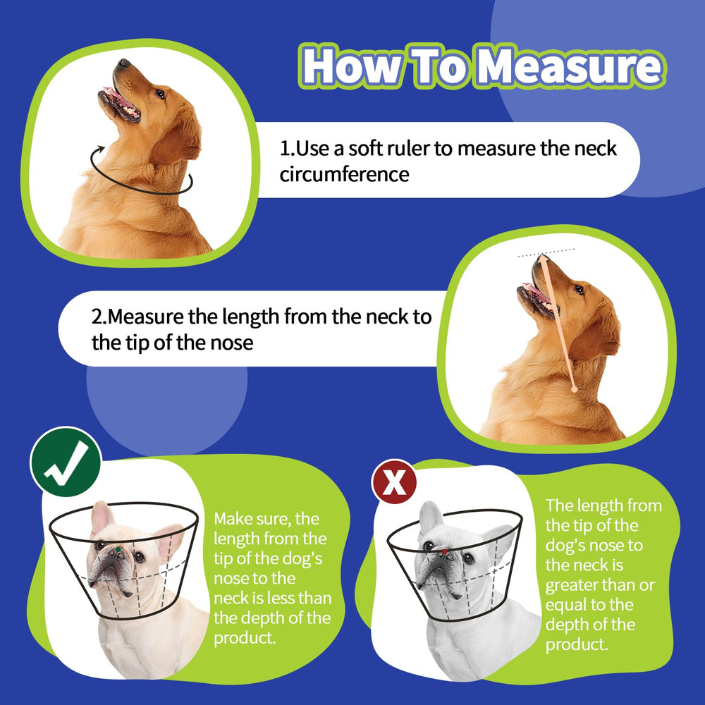 Allroaring dog cone collar adjustable buckles enable easy, precise fit.