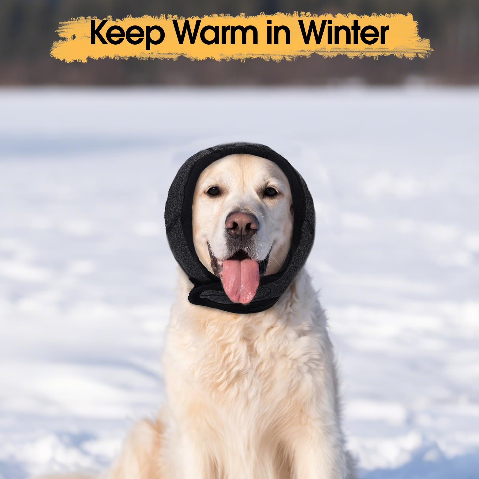 Allroaring dog ear muffs suitable for travel and vet visits