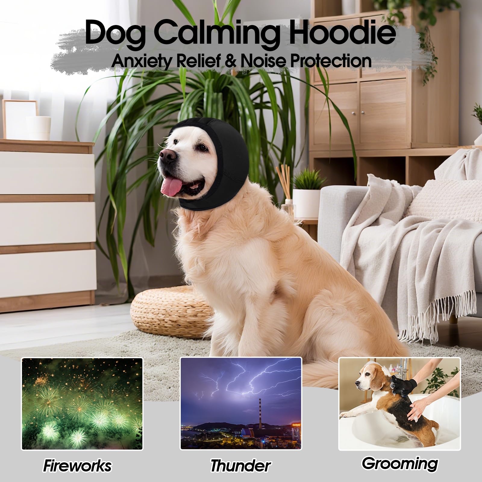 Allroaring waterproof-ear-protection lining blocks water and dirt during baths or swimming