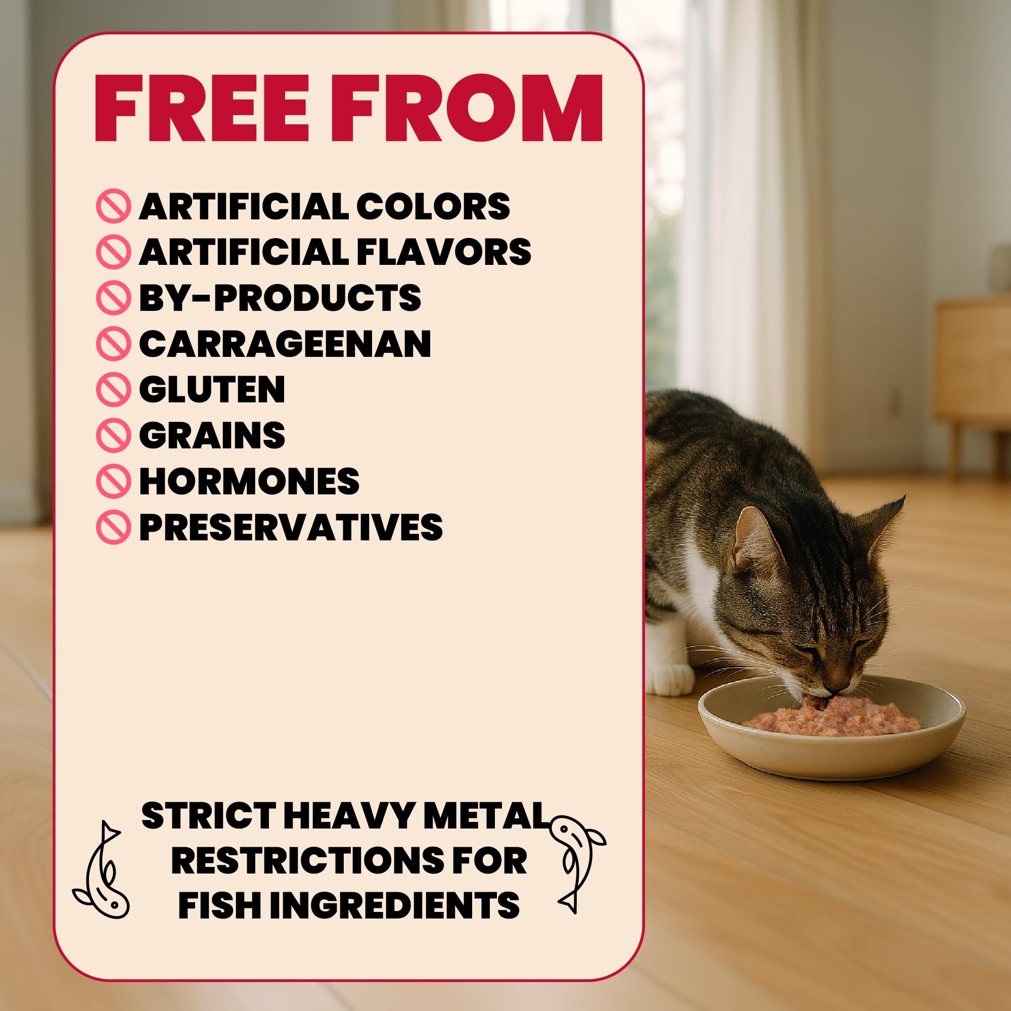 Almo Nature HQS-packaging-12-pouches highlights grain-free complete formula.