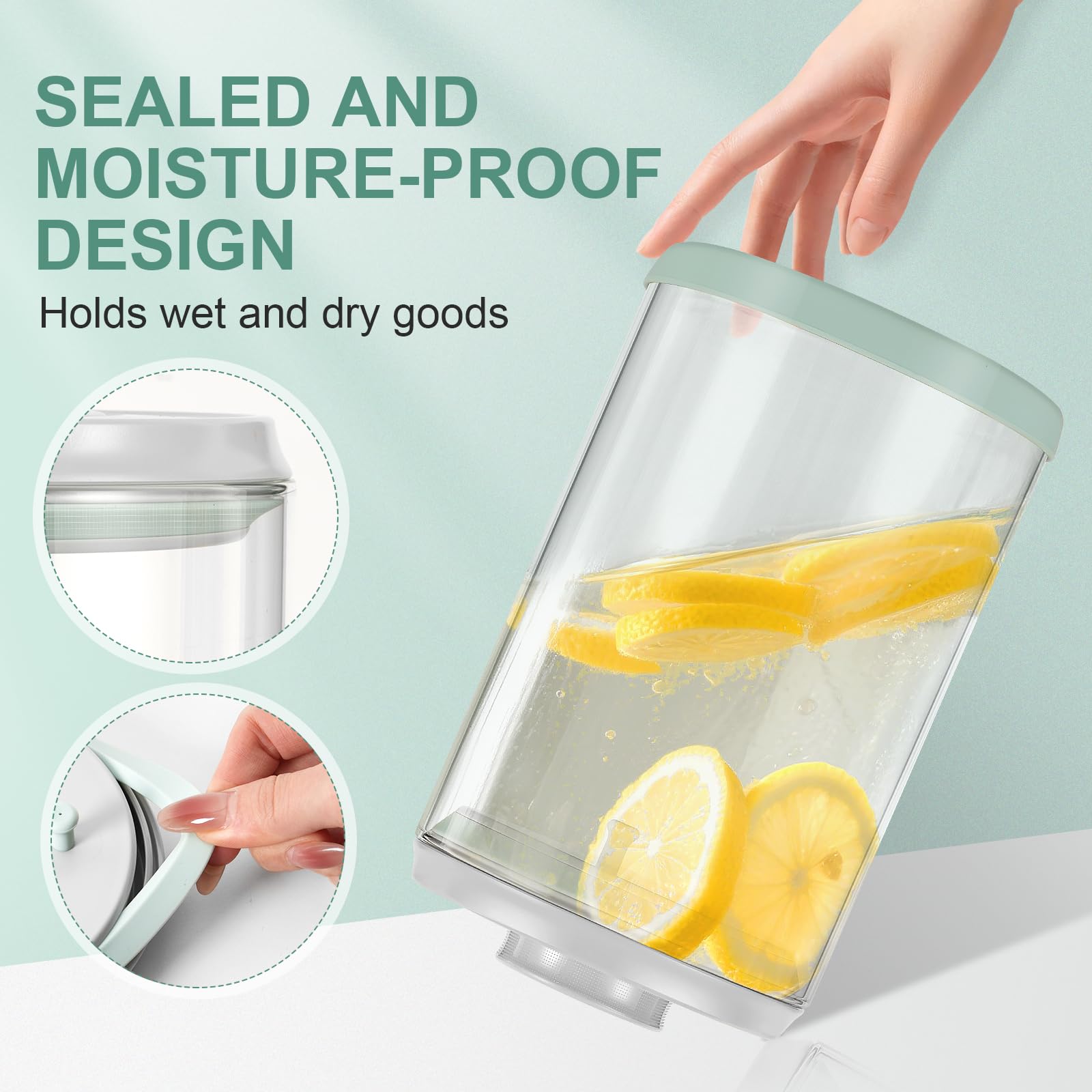 Aloxina kibble jar with wide mouth makes scooping easy.