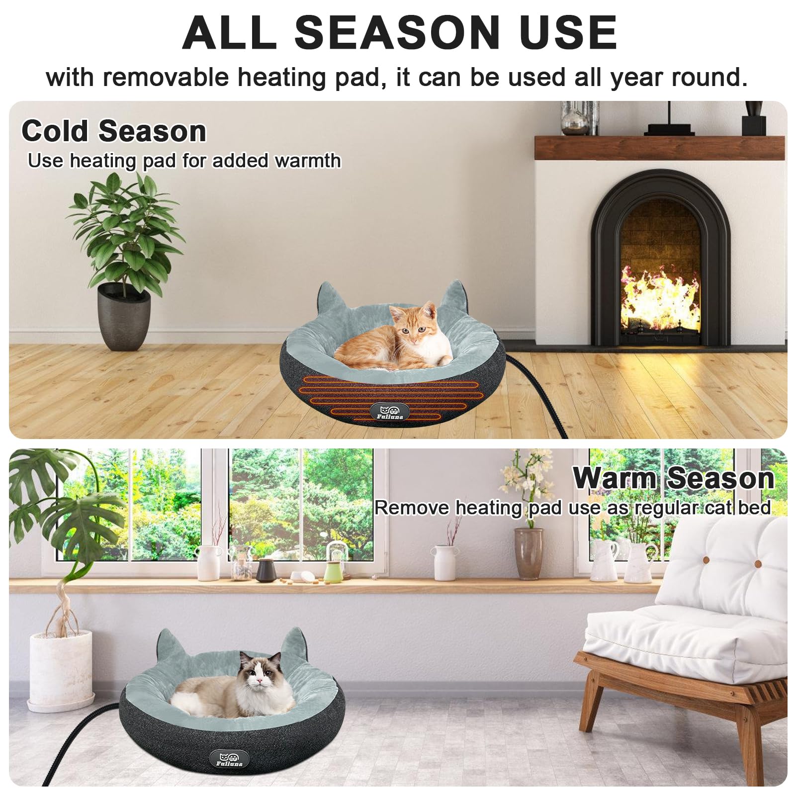 Alpcouts removable cover is machine washable for easy care.