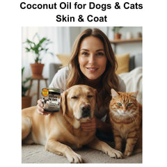 ALPHA PET ZONE coconut oil paw application supports dry paw care and coat nourishment