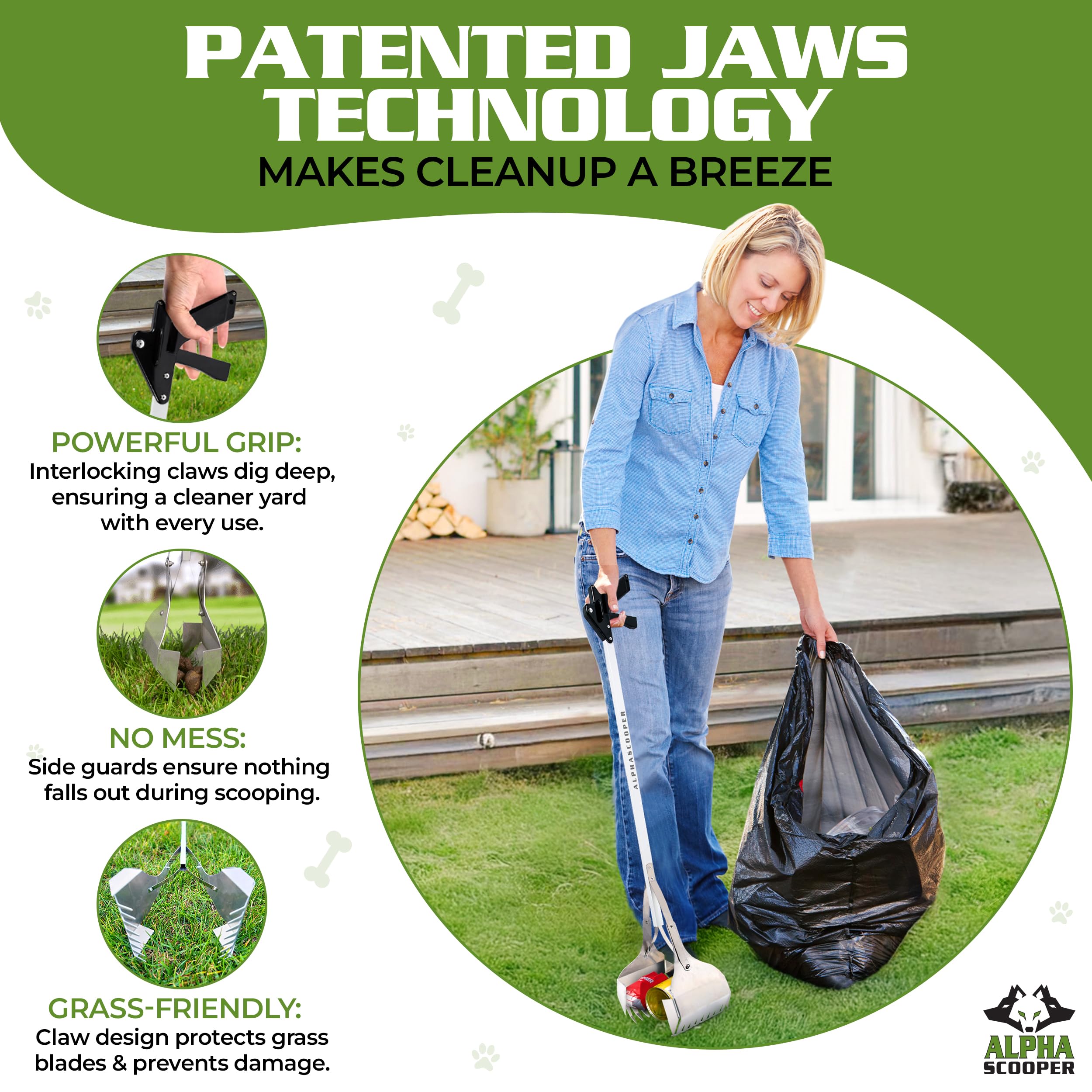 Alpha Scooper daily-durability ensures dependable performance during routine cleanup