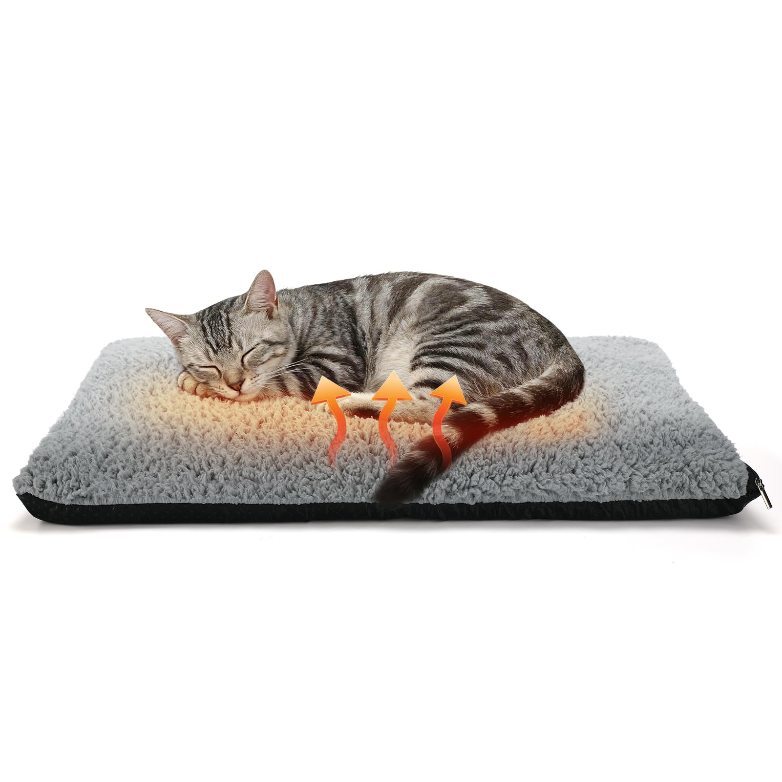 Alphatool self-warming bed closeup showing passive warmth for cozy pets