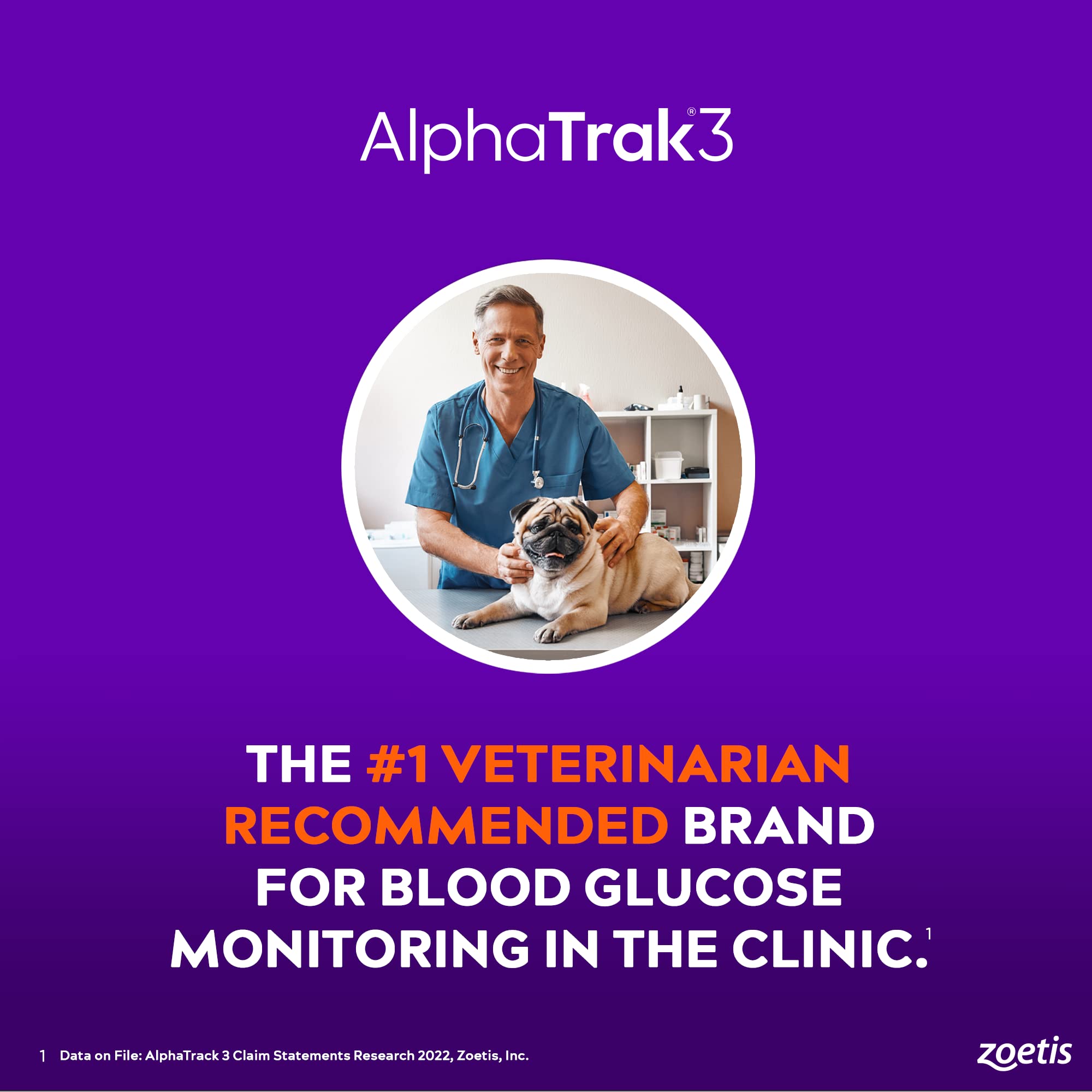 AlphaTrak 3 tiny blood drop testing method for comfort.
