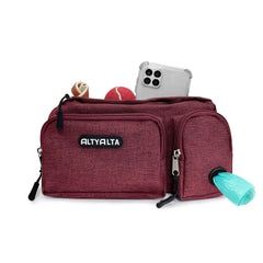 ALTYALTA EZ Dog Walking Fanny Pack front pocket for quick access on walks.