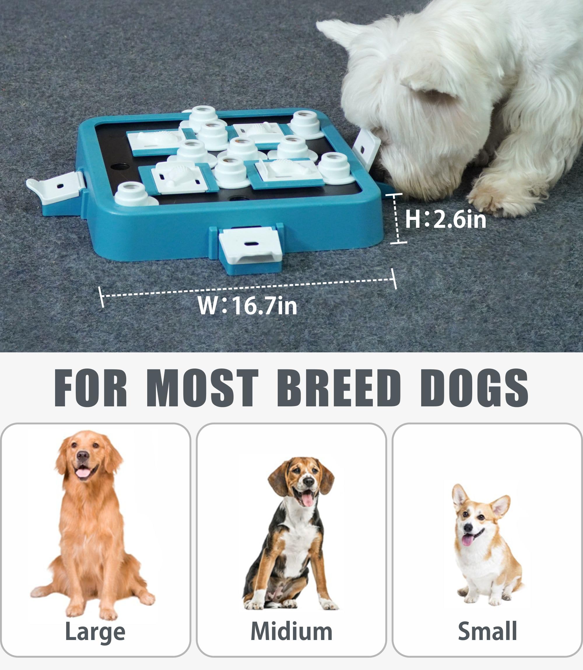 Aluckmao all sizes dog toy green use case during play