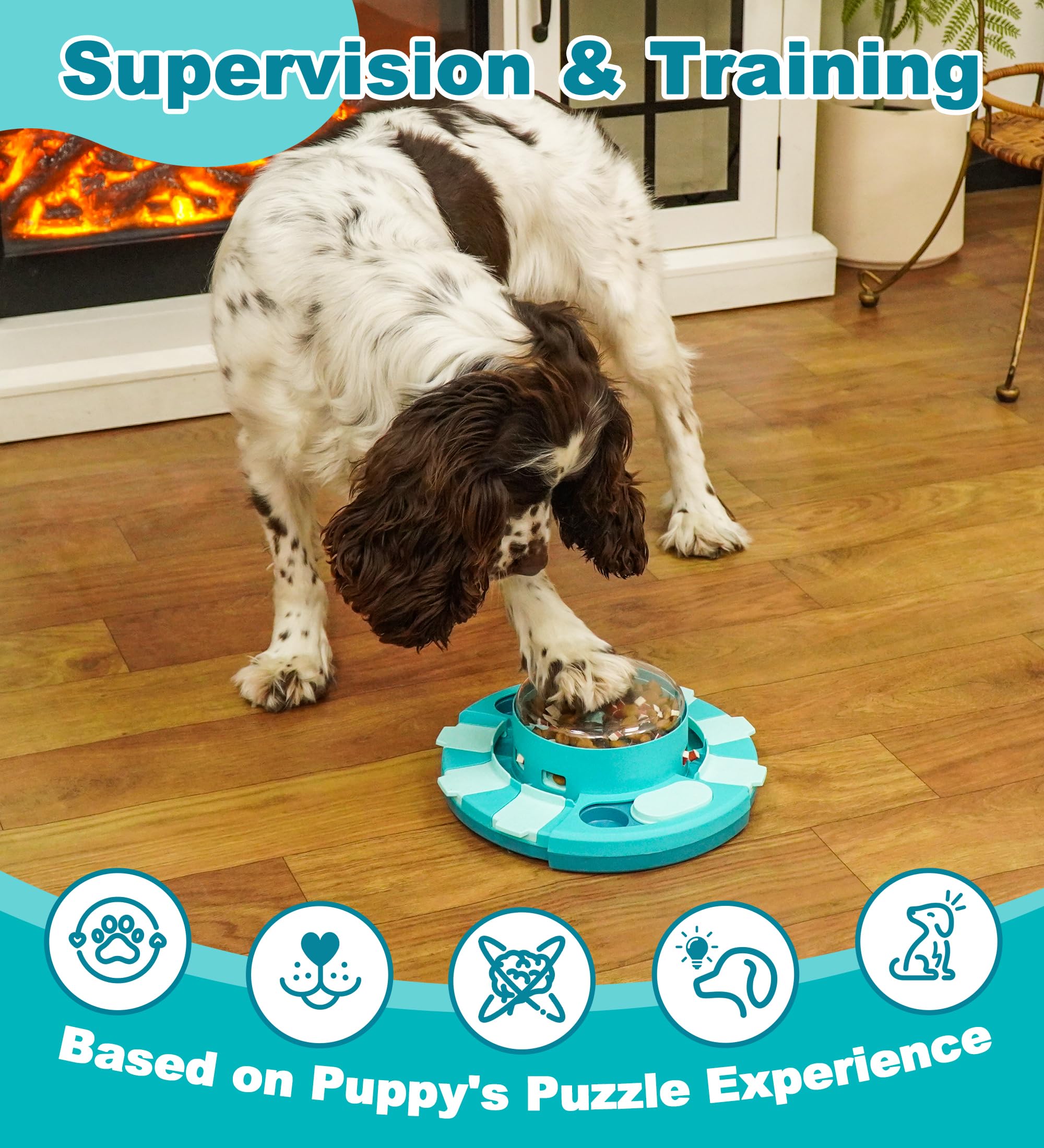 Aluckmao dog puzzle toy packaging image demonstrates durable construction