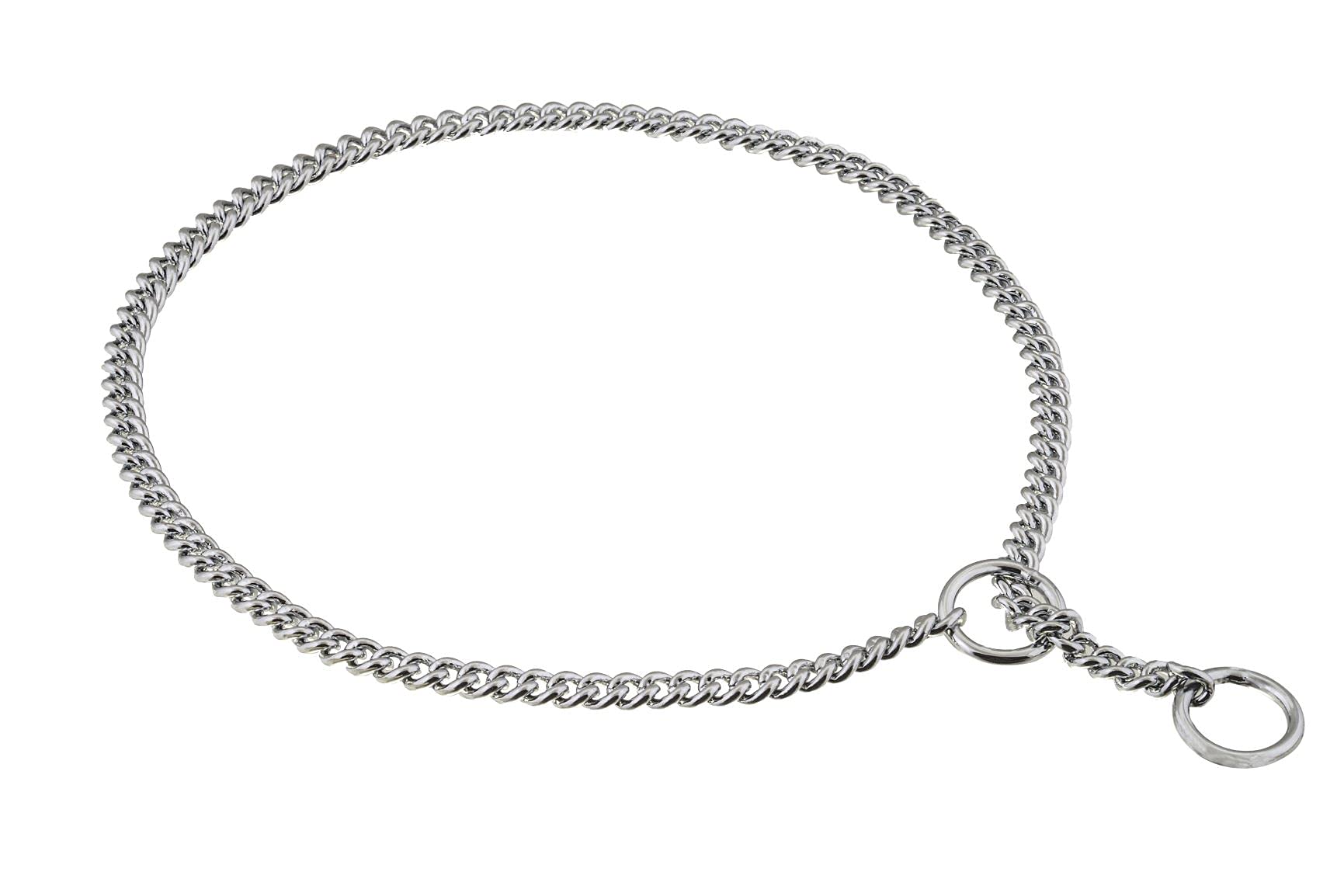 Alvalley slip-curve show collar black closeup—elegant finish for show-ready styling.