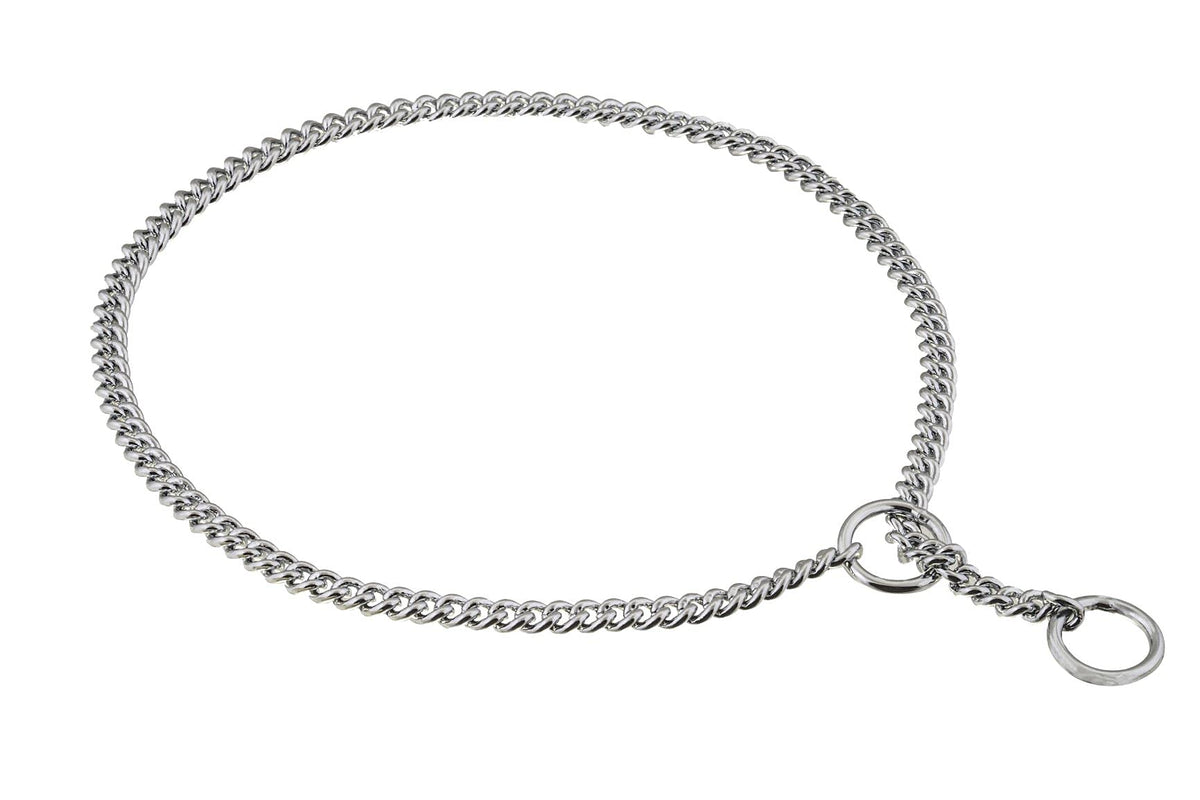 Alvalley slip-curve show collar black closeup—elegant finish for show-ready styling.