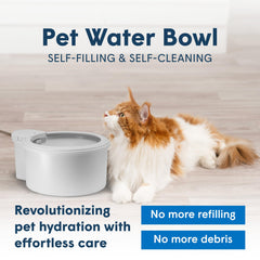 Always Full debris filtering flush system demonstrates clean drinking water