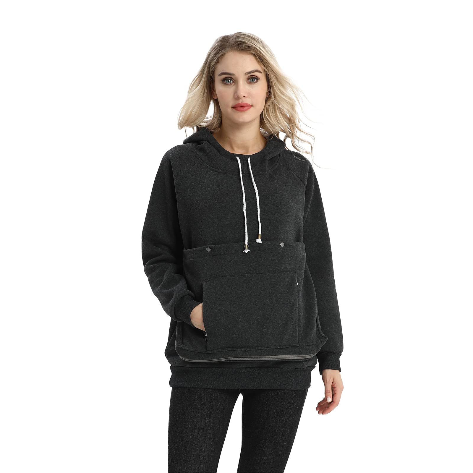 ALYC Unisex hoodie on model demonstrates versatile style and comfort