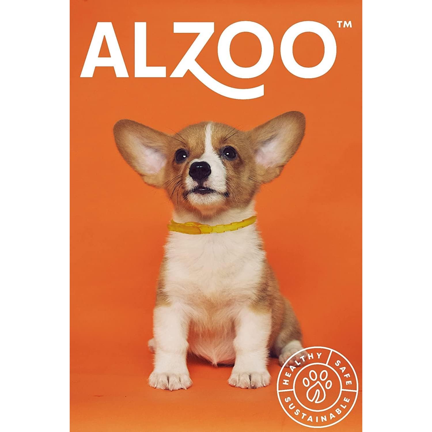 ALZOO recyclable packaging zoom-in emphasizes eco-friendly, sustainable pet products