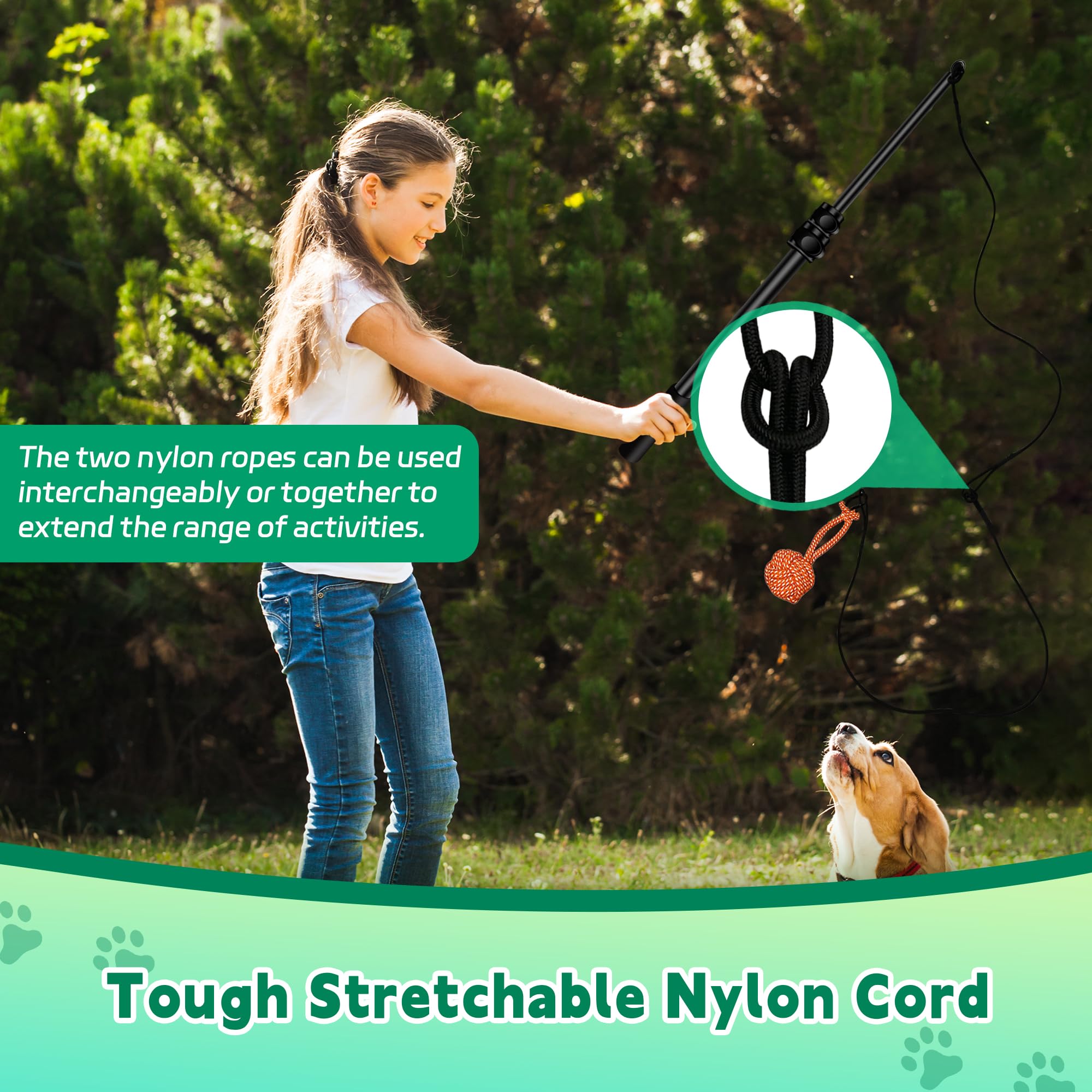 AmaCielo Flirt Pole safety usage tips help prevent breakage during play.