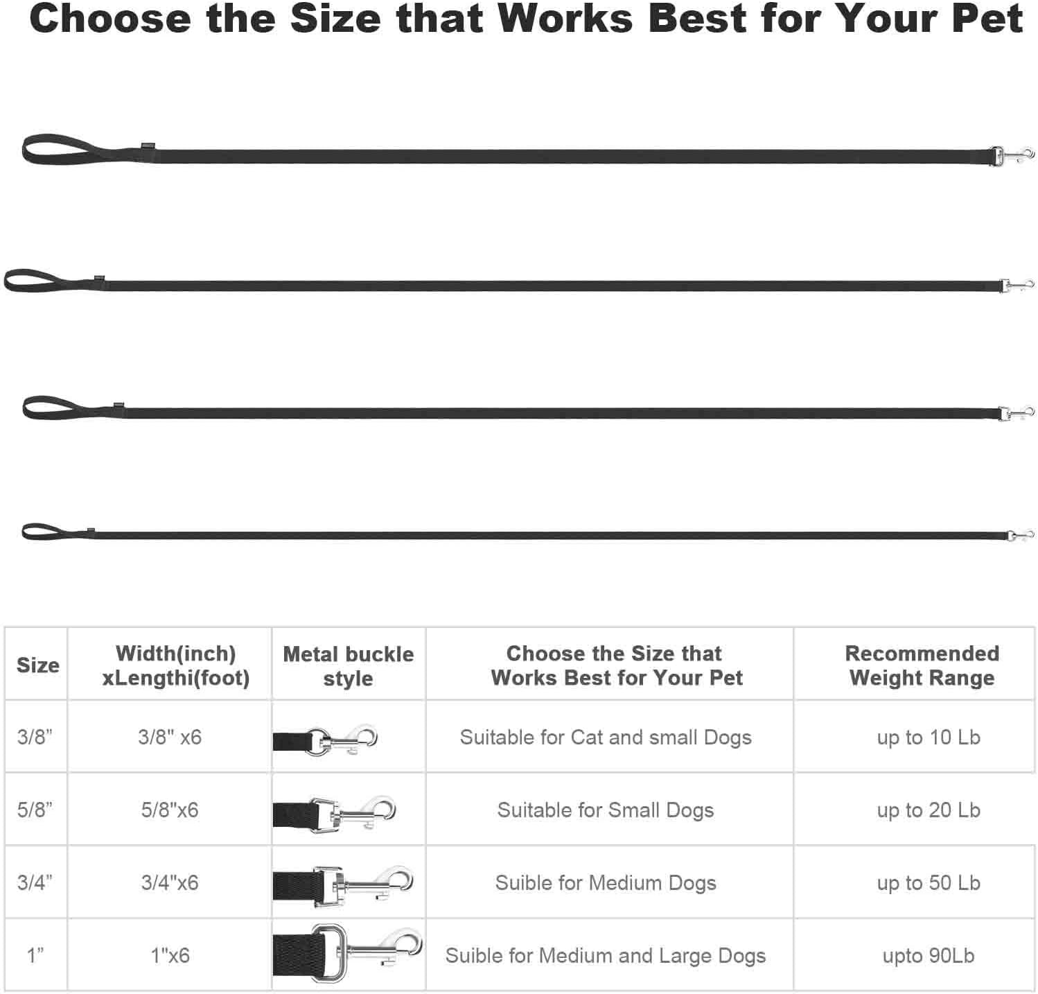 AMAGOOD leash two-pack includes two identical leashes for ready spare during adventures