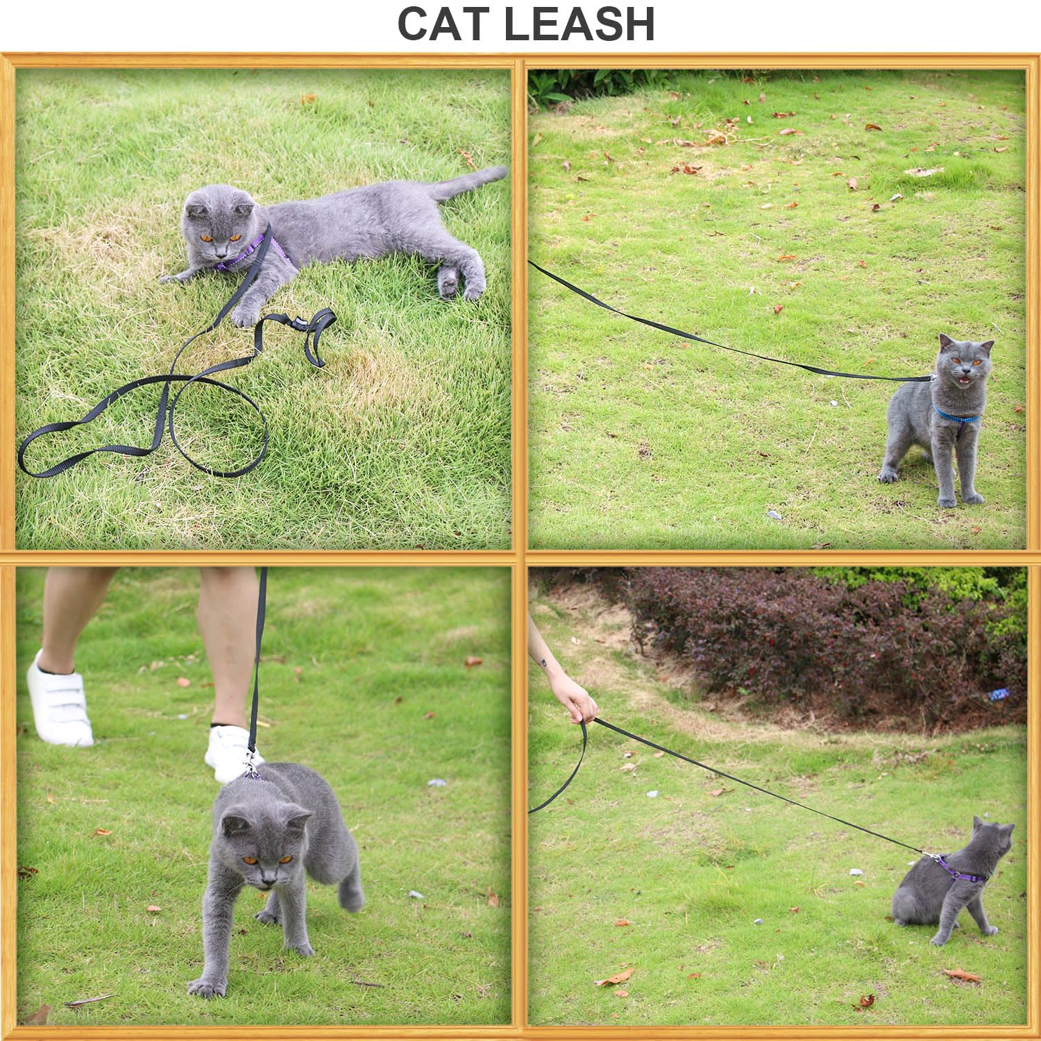 AMAGOOD leash reinforced stitching ensures long-lasting use during daily walks
