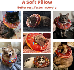 Amakunft donut-design safety cone features stylish look with practical wound-protection.