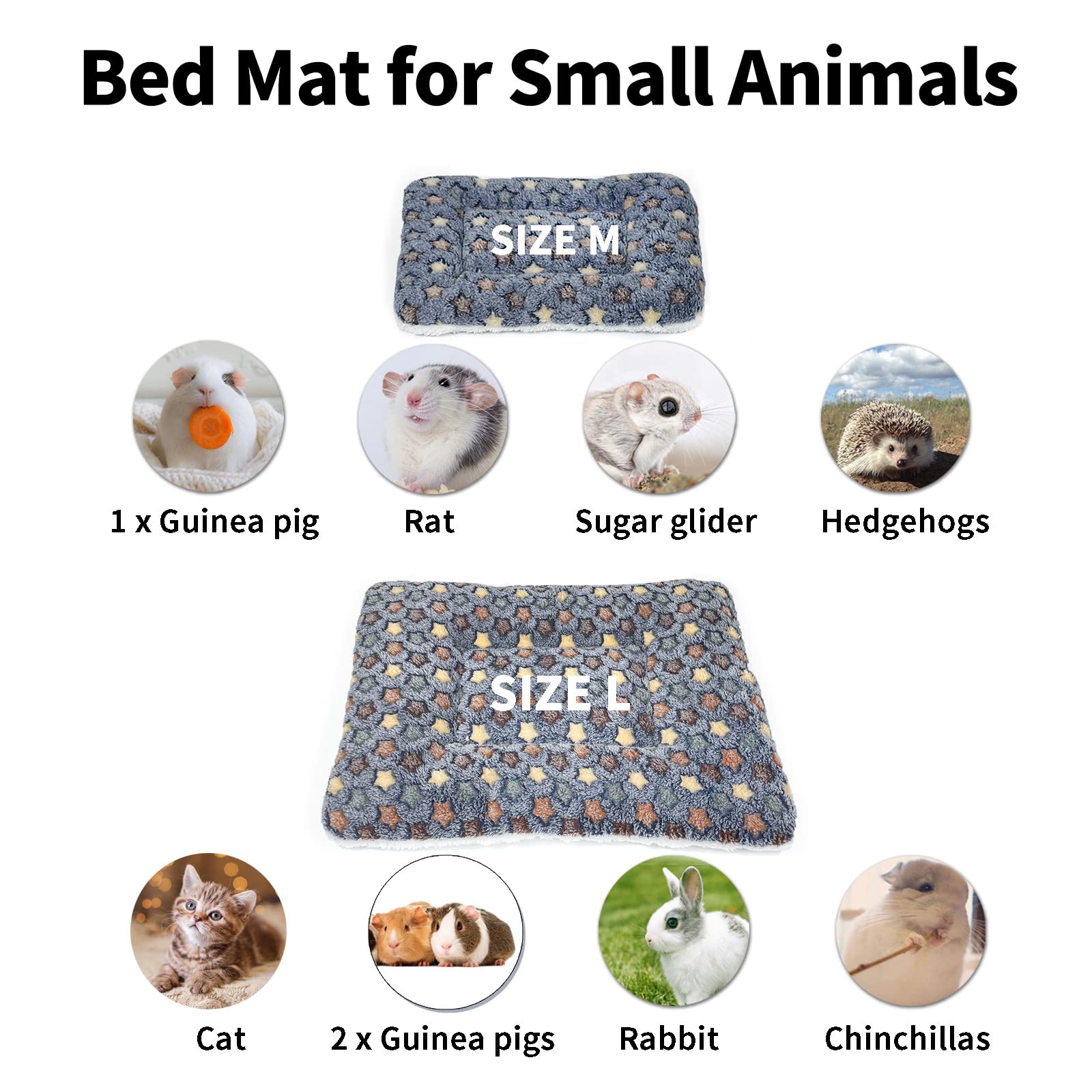Amakunft non-toxic-small-pet-bed-mats assure safe materials for pets.