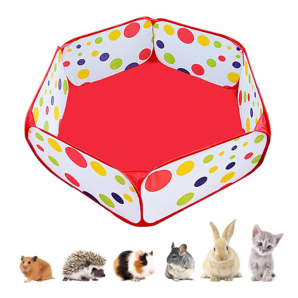 Amakunft Playpen apertura automática, montaje rápido para mascotas.
