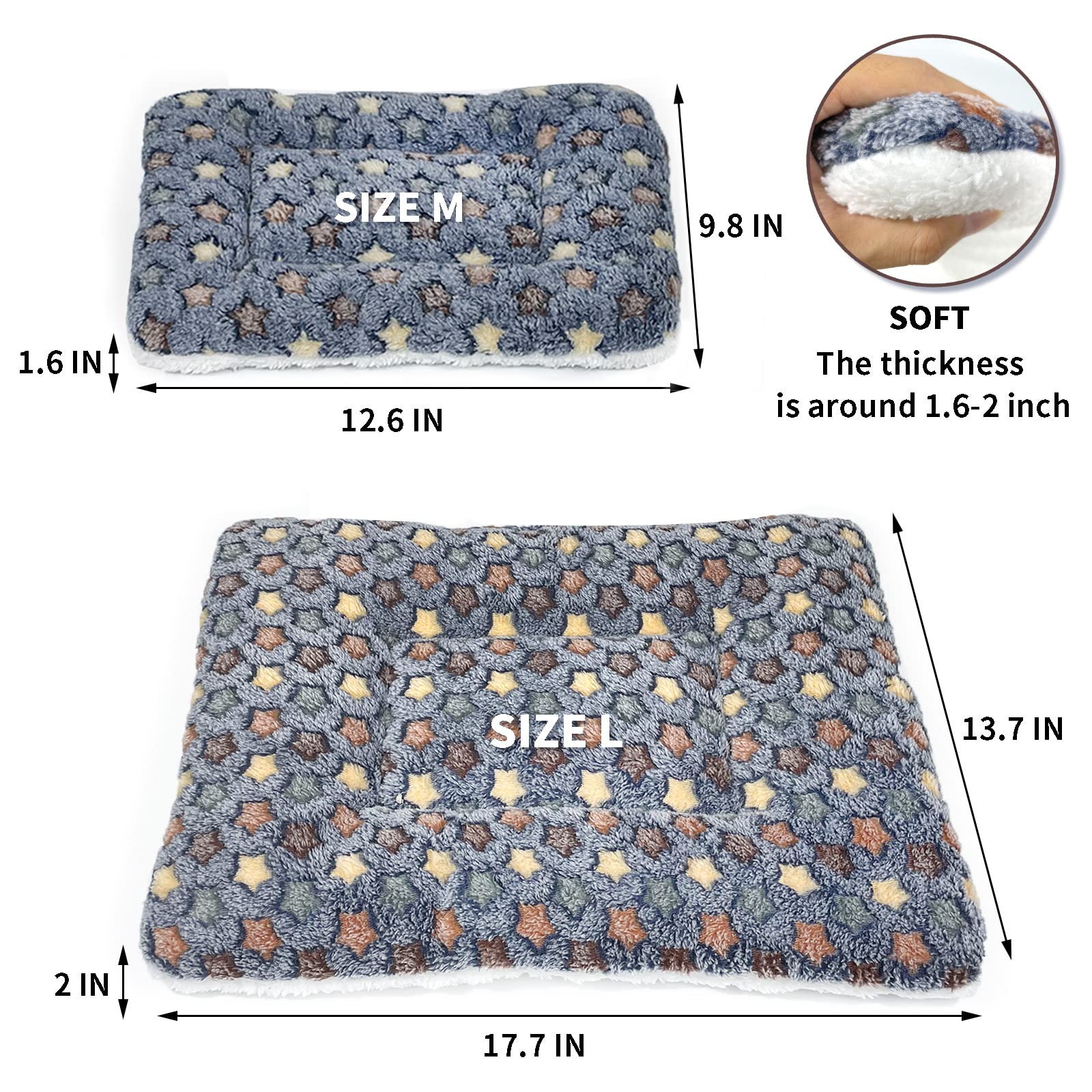 Amakunft small-animal-fleece-mats create soft lounging spots with simple cleaning.