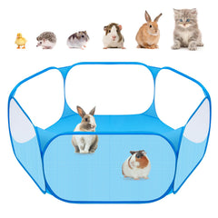 Amakunft small animal playpen pop-up setup for quick, portable playtime