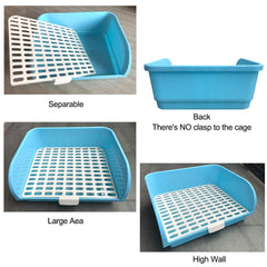 Amakunft small animal potty trainer used inside a cage for target training.