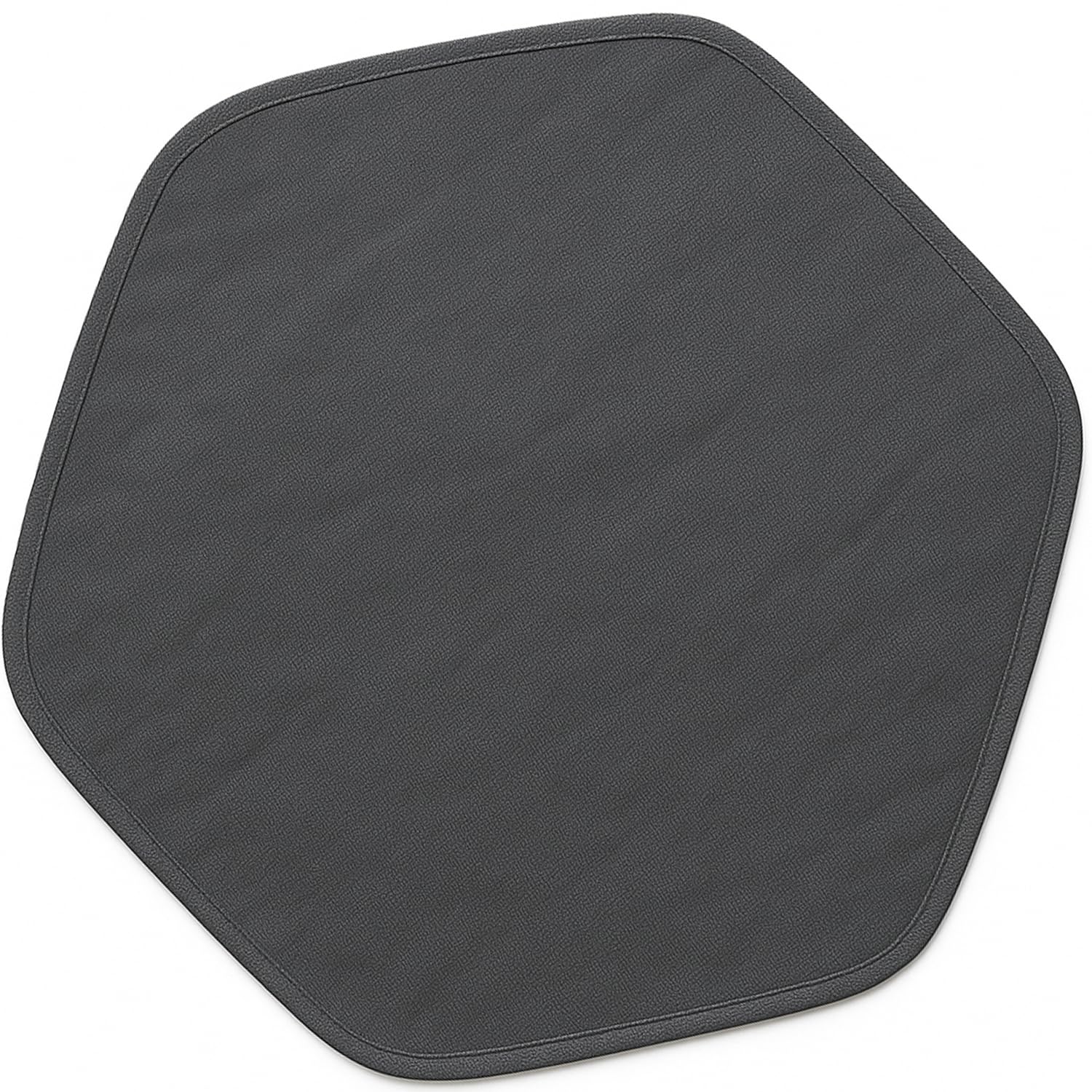 Amakunft waterproof hexagon playpen mat setup shows snug hexagon enclosure fit for small pets.
