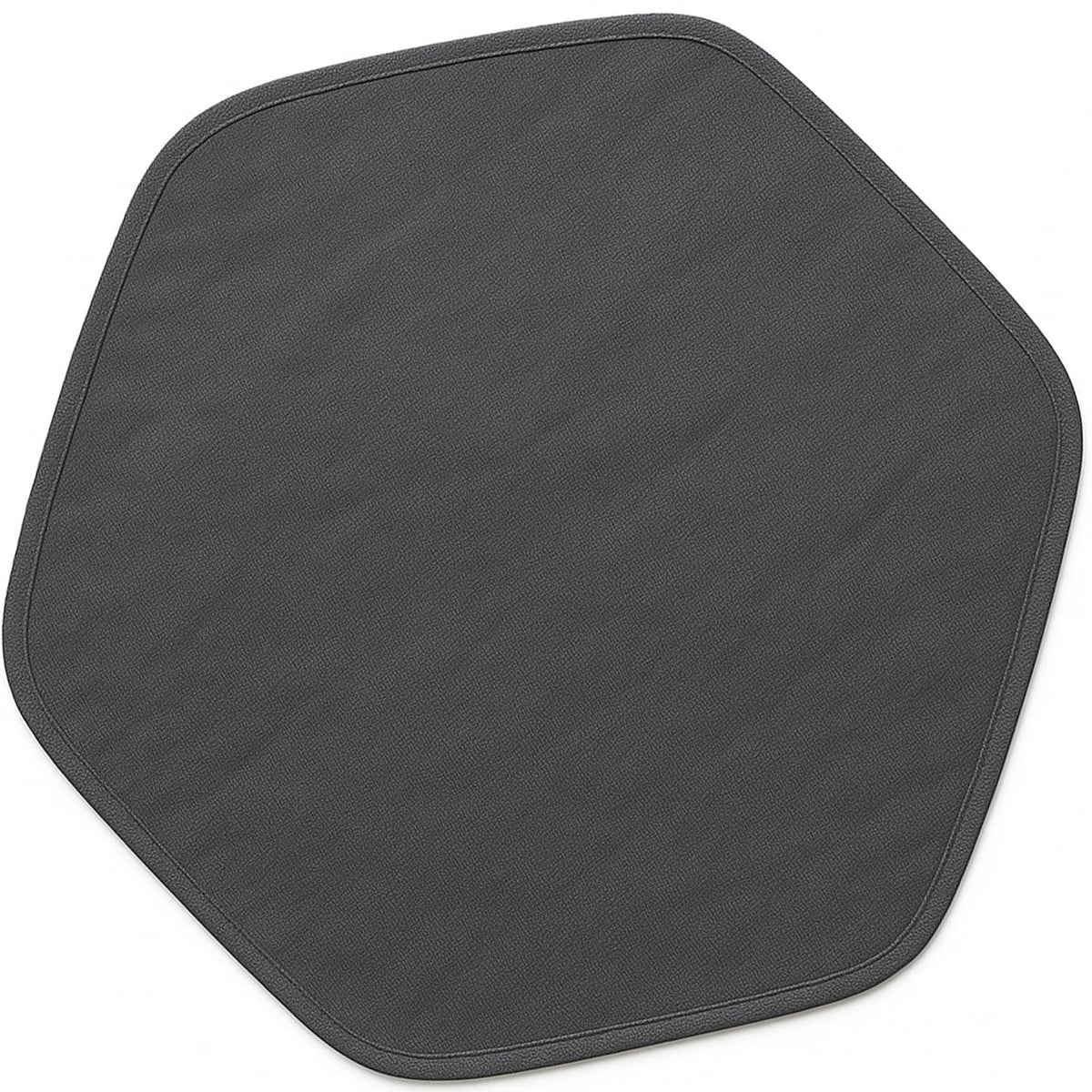 Amakunft waterproof hexagon playpen mat setup shows snug hexagon enclosure fit for small pets.