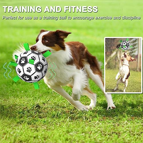 Amasiver interactive dog ball in action for tug-of-war training
