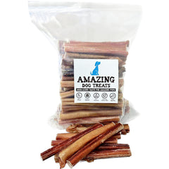 Amazing Dog Treats 6-inch-extra-thick-bully-stick image highlighting long-lasting chew for dogs
