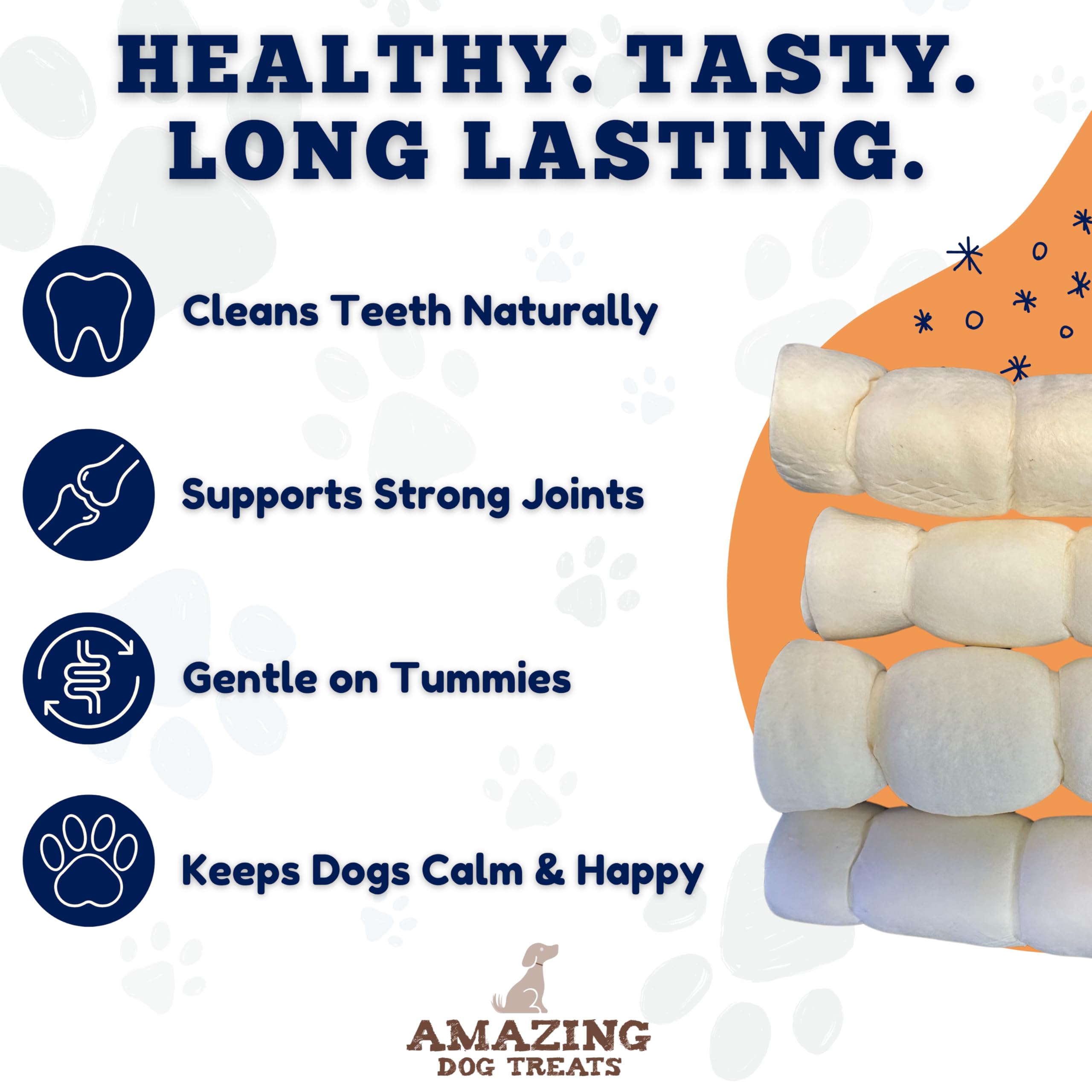 Amazing Dog Treats beef cheek rolls single-ingredient diet emphasizes simple protein source