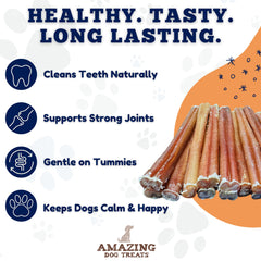 Amazing Dog Treats ingredients info showing single-ingredient, chemical-free sourcing