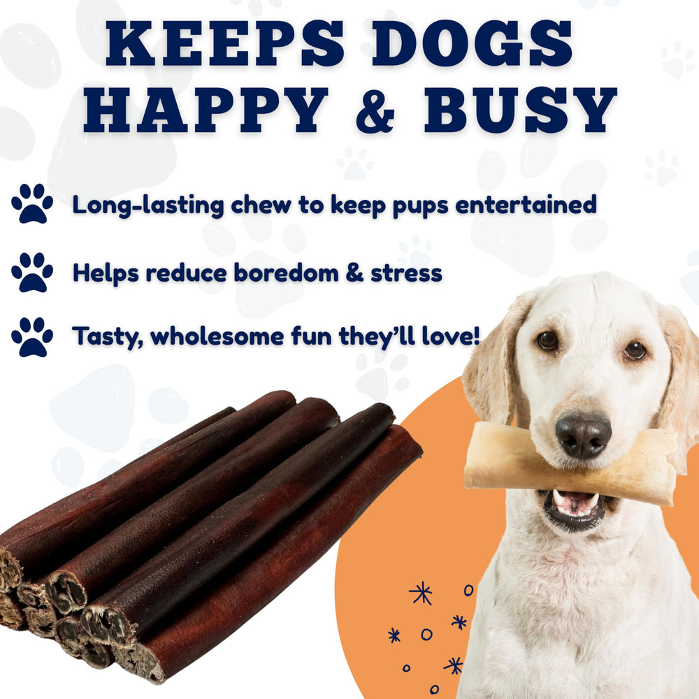 Amazing Dog Treats collagen stick promoting dental health and gum engagement in dogs