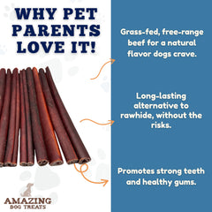 Amazing Dog Treats collagen stick dog chew in action demonstrates long-lasting entertainment and satisfaction.