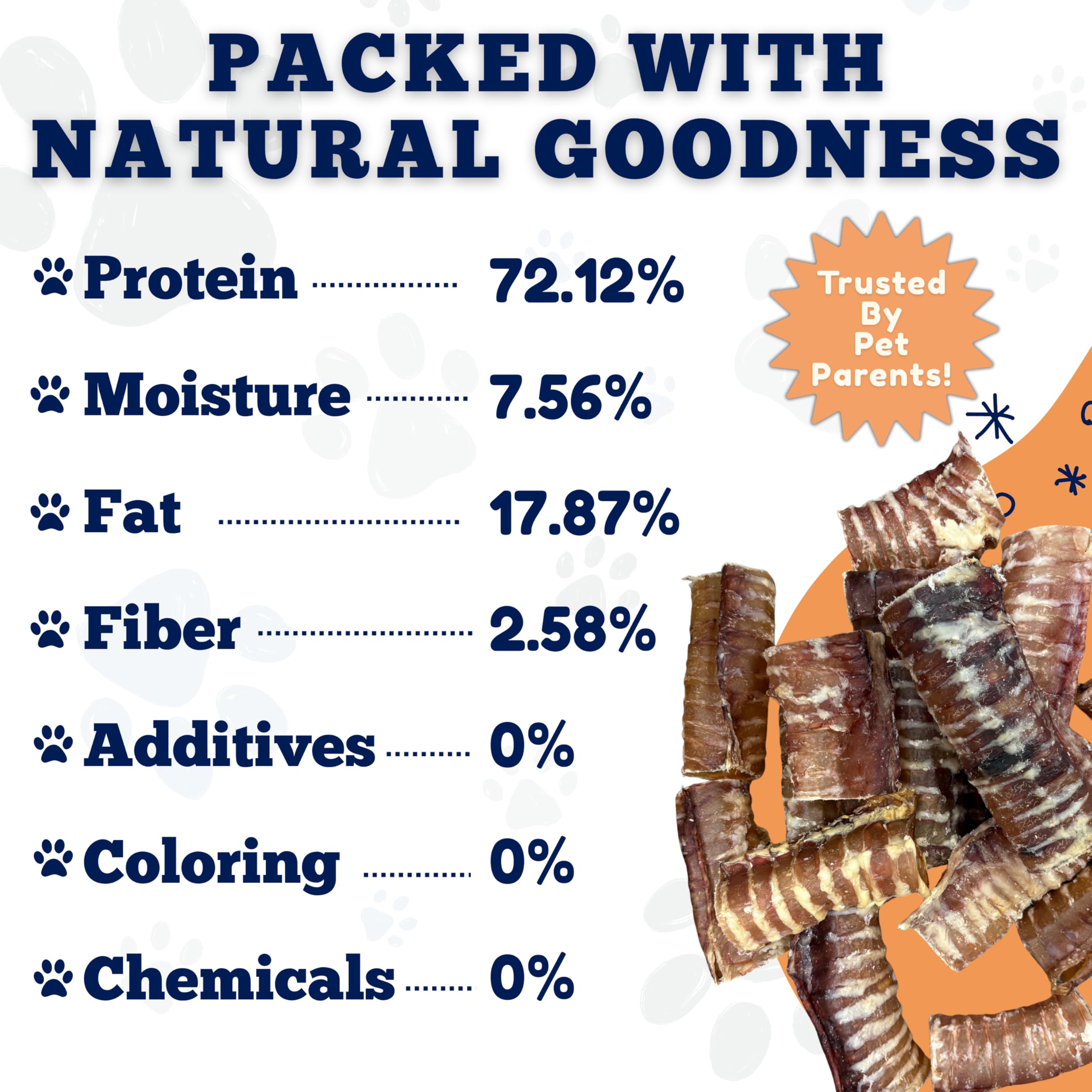 Amazing Dog Treats beef trachea rings in bowl—tasty chew supports dental routine