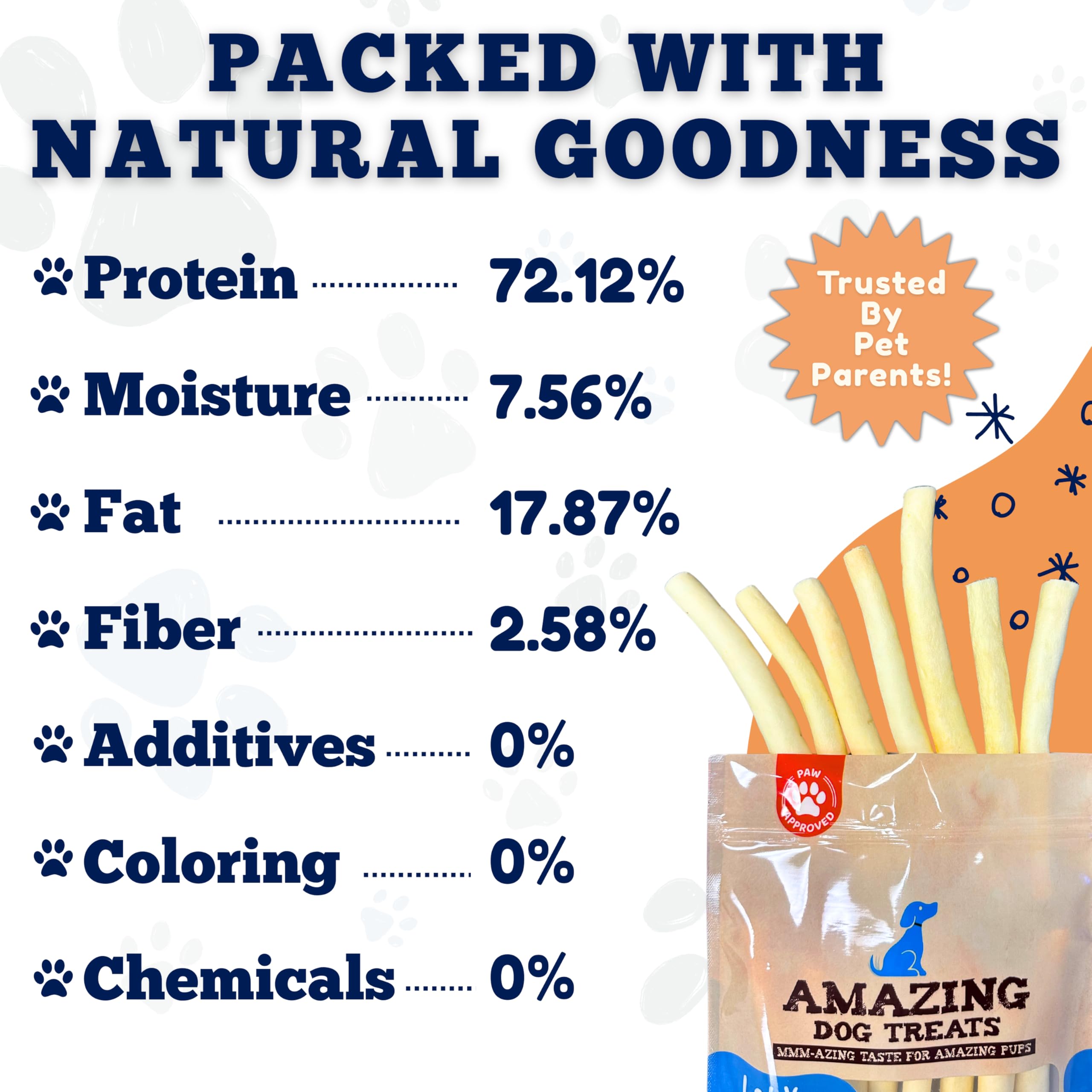 Amazing Dog Treats grass-fed beef cow tail — sourced from grass-fed cattle for premium quality