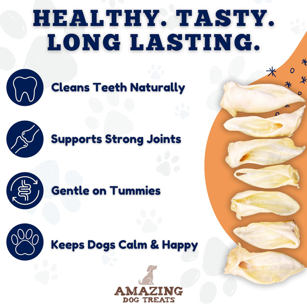 Amazing Dog Treats lamb ears small size for puppies or light chewers