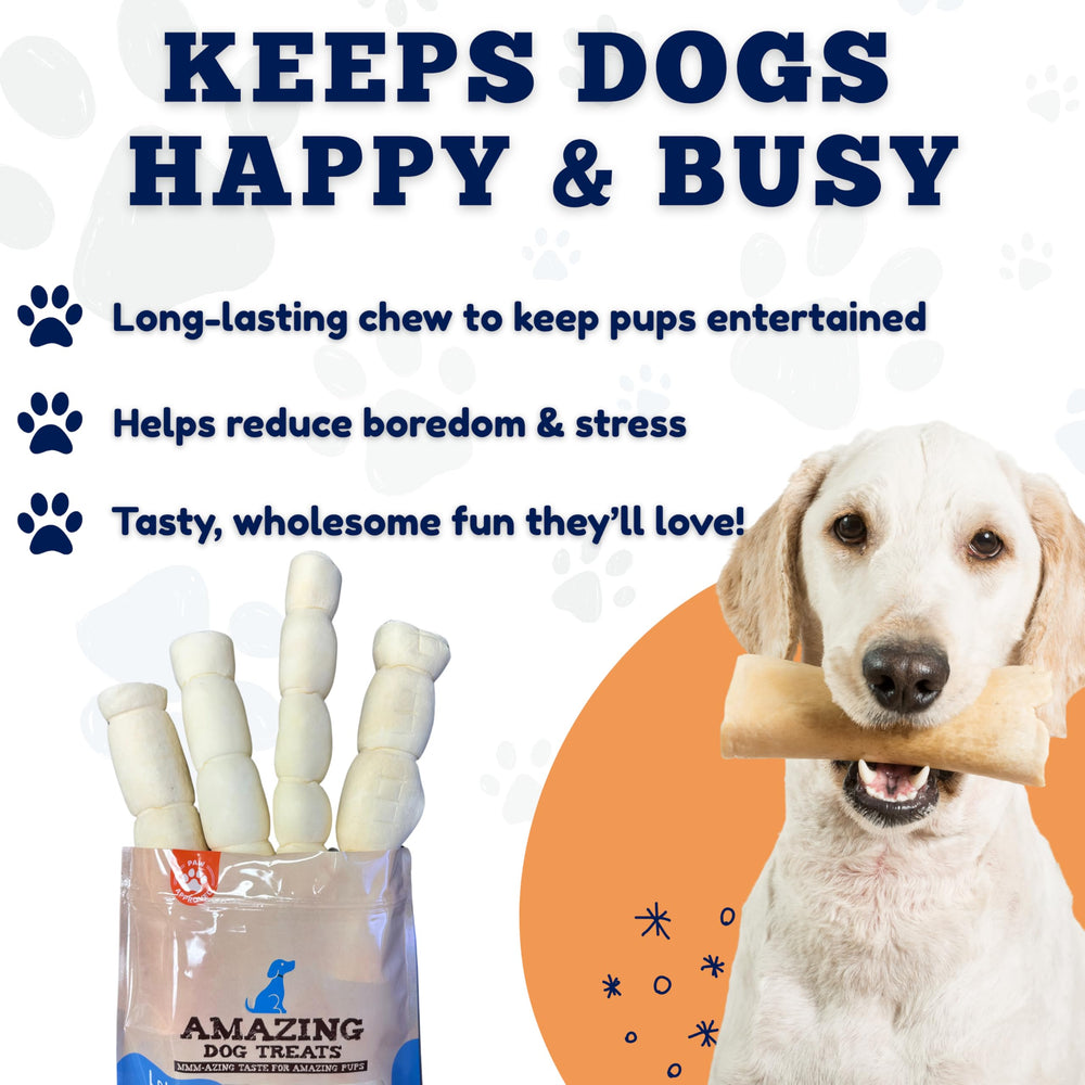 Amazing Dog Treats long-lasting chew for power chewers during interactive play